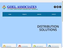 Tablet Screenshot of goelassociates.org